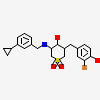 (3S,4S,5R)-3-(3-bromo-4-hydroxybenzyl)-5-[(3-cyclopropylbenzyl)amino]tetrahydro-2H-thiopyran-4-ol 1,1-dioxide