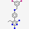 5-{4-[(3,5-Difluorobenzyl)amino]phenyl}-6-Ethylpyrimidine-2,4-Diamine