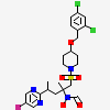 N-[(2S,4S)-1-({4-[(2,4-dichlorobenzyl)oxy]piperidin-1-yl}sulfonyl)-4-(5-fluoropyrimidin-2-yl)-2-methylpentan-2-yl]-N-hydroxyformamide