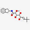 (E,2R,3R,4S,5R)-N-(2,3-dihydro-1H-inden-2-yl)-2-methoxy-8,8-dimethyl-3,4,5-tris(oxidanyl)non-6-enamide