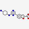 5-{6-[(trans-4-aminocyclohexyl)amino]pyrazin-2-yl}-1-benzofuran-2-carboxylic acid