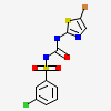 N-{[(2Z)-5-bromo-1,3-thiazol-2(3H)-ylidene]carbamoyl}-3-chlorobenzenesulfonamide