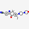 9-ethyl-6,6-dimethyl-8-[4-(morpholin-4-yl)piperidin-1-yl]-11-oxo-6,11-dihydro-5H-benzo[b]carbazole-3-carbonitrile