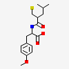 O-methyl-N-[(2S)-4-methyl-2-(sulfanylmethyl)pentanoyl]-L-tyrosine
