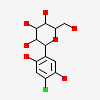 (1S)-1,5-anhydro-1-(4-chloro-2,5-dihydroxyphenyl)-D-glucitol