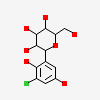 (1S)-1,5-anhydro-1-(3-chloro-2,5-dihydroxyphenyl)-D-glucitol