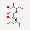 (1S)-1,5-anhydro-1-(3-chloro-2-hydroxy-5-methoxyphenyl)-D-glucitol