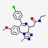 2-[(4s)-6-(4-Chlorophenyl)-8-Methoxy-1-Methyl-4h-[1,2,4]triazolo[4,3-A][1,4]benzodiazepin-4-Yl]-N-Ethylacetamide