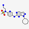 N-(2-aminoethyl)-N-{5-[(1-cycloheptyl-1H-pyrazolo[3,4-d]pyrimidin-6-yl)amino]pyridin-2-yl}methanesulfonamide