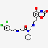 N-cyclohexyl-N~3~-[2-(3,4-dichlorophenyl)ethyl]-N-(2-{[2-(5-hydroxy-3-oxo-3,4-dihydro-2H-1,4-benzoxazin-8-yl)ethyl]amino}ethyl)-beta-alaninamide