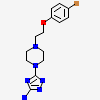 5-{4-[2-(4-bromophenoxy)ethyl]piperazin-1-yl}-4H-1,2,4-triazol-3-amine