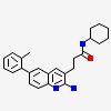 3-[2-amino-6-(2-methylphenyl)quinolin-3-yl]-n-cyclohexylpropanamide