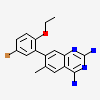 7-(5-bromo-2-ethoxyphenyl)-6-methylquinazoline-2,4-diamine