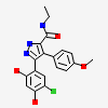 5-(5-CHLORO-2,4-DIHYDROXYPHENYL)-N-ETHYL-4-(4-METHOXYPHENYL)-1H-PYRAZOLE-3-CARBOXAMIDE