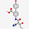 methyl 4-{[(2Z)-2-cyano-3-hydroxypent-2-enoyl]amino}-4'-fluorobiphenyl-2-carboxylate
