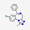8-chloro-1-methyl-6-phenyl-4H-[1,2,4]triazolo[4,3-a][1,4]benzodiazepine