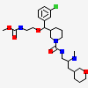 methyl (2-{(R)-(3-chlorophenyl)[(3R)-1-({(2S)-2-(methylamino)-3-[(3R)-tetrahydro-2H-pyran-3-yl]propyl}carbamoyl)piperidin-3-yl] methoxy}ethyl)carbamate