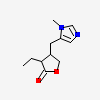 (3S,4R)-3-ethyl-4-[(1-methyl-1H-imidazol-5-yl)methyl]dihydrofuran-2(3H)-one