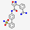 3-(3-carbamimidoylphenyl)-N-(2'-sulfamoylbiphenyl-4-yl)-1,2-oxazole-4-carboxamide
