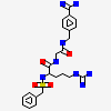 N~2~-(benzylsulfonyl)-D-arginyl-N-(4-carbamimidoylbenzyl)glycinamide