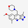 6-methoxy-3,8-dimethyl-4-(morpholin-4-ylmethyl)-1H-pyrazolo[3,4-b]quinoline