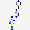 5-({6-[(piperidin-4-ylmethyl)amino]pyrimidin-4-yl}amino)pyrazine-2-carbonitrile