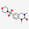 1,3-dimethyl-6-(morpholin-4-ylsulfonyl)-3,4-dihydroquinazolin-2(1h)-one