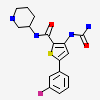 5-(3-fluorophenyl)-N-[(3S)-3-piperidyl]-3-ureido-thiophene-2-carboxamide
