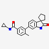 N-cyclopropyl-4-methyl-3-(2'-oxo-1',2'-dihydrospiro[cyclopentane-1,3'-indol]-6'-yl)benzamide
