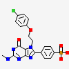 (4-{7-[2-(4-chlorophenoxy)ethyl]-2-(methylamino)-6-oxo-6,7-dihydro-1H-purin-8-yl}phenyl)phosphonic acid