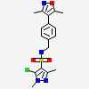 2-CHLORO-N-[[4-(3,5-DIMETHYLISOXAZOL-4-YL)PHENYL]METHYL]-1,4-DIMETHYL-1H-PYRAZOLE-4-SULFONAMIDE