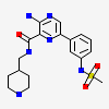 3-amino-6-{3-[(methylsulfonyl)amino]phenyl}-N-(piperidin-4-ylmethyl)pyrazine-2-carboxamide