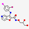 N-{[(2R)-2,3-dihydroxypropyl]oxy}-3-[(2-fluoro-4-iodophenyl)amino]furo[3,2-c]pyridine-2-carboxamide