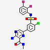 3-AMINO-6-{4-CHLORO-3-[(2,3-DIFLUOROPHENYL)SULFAMOYL]PHENYL}-N-METHYLPYRAZINE-2-CARBOXAMIDE