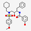 N-[(2S,3R)-4-{(cyclohexylmethyl)[(4-methoxyphenyl)sulfonyl]amino}-3-hydroxy-1-phenylbutan-2-yl]-3-hydroxybenzamide