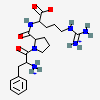 D-phenylalanyl-N-[(2S,3S)-6-{[amino(iminio)methyl]amino}-1-chloro-2-hydroxyhexan-3-yl]-L-prolinamide