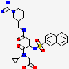 2-[[(2s)-4-[[(3s)-1-Carbamimidoylpiperidin-3-Yl]methylamino]-2-(Naphthalen-2- Ylsulfonylamino)-4-Oxidanylidene-Butanoyl]-Cyclopropyl-Amino]ethanoic Acid