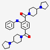 [2-(phenylamino)benzene-1,4-diyl]bis{[4-(pyrrolidin-1-yl)piperidin-1-yl]methanone}