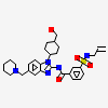 N-{1-[cis-4-(hydroxymethyl)cyclohexyl]-5-(piperidin-1-ylmethyl)-1H-benzimidazol-2-yl}-3-(prop-2-en-1-ylsulfamoyl)benzamide