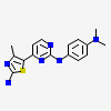N'-[4-(2-amino-4-methyl-1,3-thiazol-5-yl)pyrimidin-2-yl]-N,N-dimethylbenzene-1,4-diamine