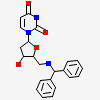 2',5'-dideoxy-5'-[(diphenylmethyl)amino]uridine