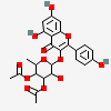 5,7-dihydroxy-2-(4-hydroxyphenyl)-4-oxo-4H-chromen-3-yl 3,4-di-O-acetyl-6-deoxy-alpha-L-mannopyranoside