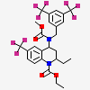 ethyl (2R,4S)-4-{[3,5-bis(trifluoromethyl)benzyl](methoxycarbonyl)amino}-2-ethyl-6-(trifluoromethyl)-3,4-dihydroquinoline-1(2H )-carboxylate