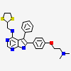 6-{4-[2-(Dimethylamino)ethoxy]phenyl}-N-(1,3-Dithiolan-2-Ylmethyl)-5-Phenyl-7h-Pyrrolo[2,3-D]pyrimidin-4-Amine