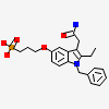 (3-{[3-(2-amino-2-oxoethyl)-1-benzyl-2-ethyl-1H-indol-5-yl]oxy}propyl)phosphonic acid