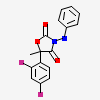 (5S)-3-ANILINO-5-(2,4-DIFLUOROPHENYL)-5-METHYL-1,3-OXAZOLIDINE-2,4-DIONE