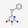 2-amino-3-methyl-6-[(1S,2R)-2-phenylcyclopropyl]pyrimidin-4(3H)-one
