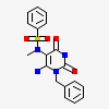 N-(6-amino-1-benzyl-2,4-dioxo-1,2,3,4-tetrahydropyrimidin-5-yl)-N-methylbenzenesulfonamide