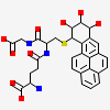 2-AMINO-4-[1-(CARBOXYMETHYL-CARBAMOYL)-2-(9-HYDROXY-7,8-DIOXO-7,8,9,10-TETRAHYDRO-BENZO[DEF]CHRYSEN-10-YLSULFANYL)-ETHYLCARBAMOYL]-BUTYRIC ACID