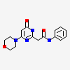 2-[4-(morpholin-4-yl)-6-oxo-1,6-dihydropyrimidin-2-yl]-N-phenylacetamide